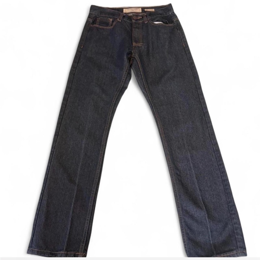 Slim Straight Jeans in Deep Blue